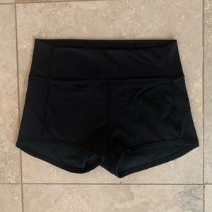 BLACK LULULEMON ALIGN SHORT 2" INSEAM SIZE 10